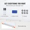White Aluminum Magnetic Calendar Whiteboard Dry Erase Wall Mount Planner Board